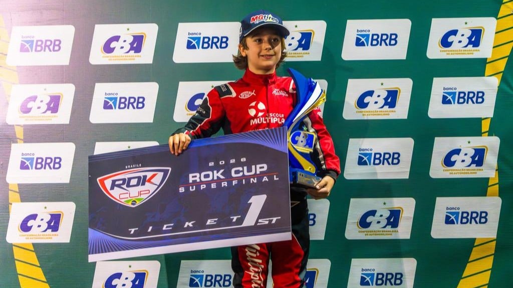 Capixaba Joaquim Emerick, de 10 anos, conquista a Copa Brasil de Kart - QTU Questões do Universo