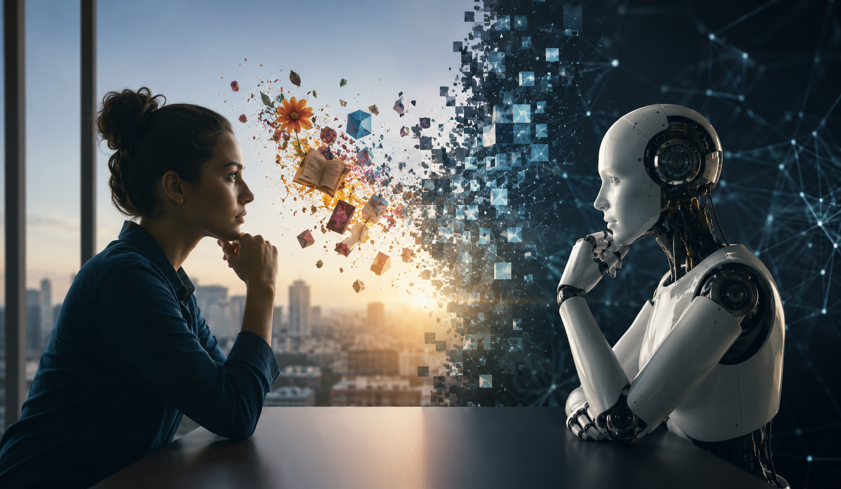 Uma IA não pensa como você: pense diferente, assuma o seu futuro - QTU Questões do Universo