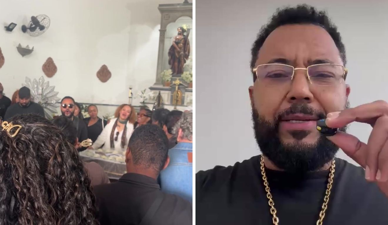 Dudu Nobre se despede da mãe com samba no velório