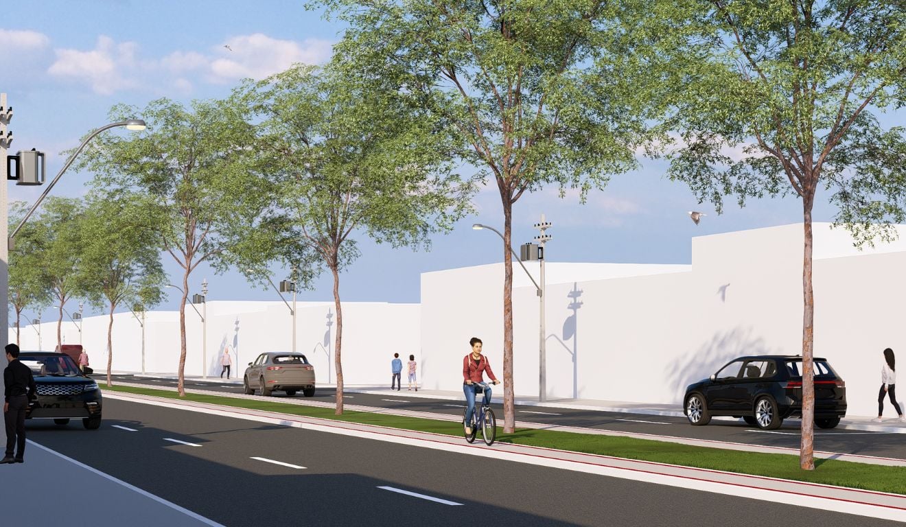 Avenida de Bairro de Fátima vai ganhar ciclovia e novo asfalto; veja imagens do projeto - QTU Questões do Universo