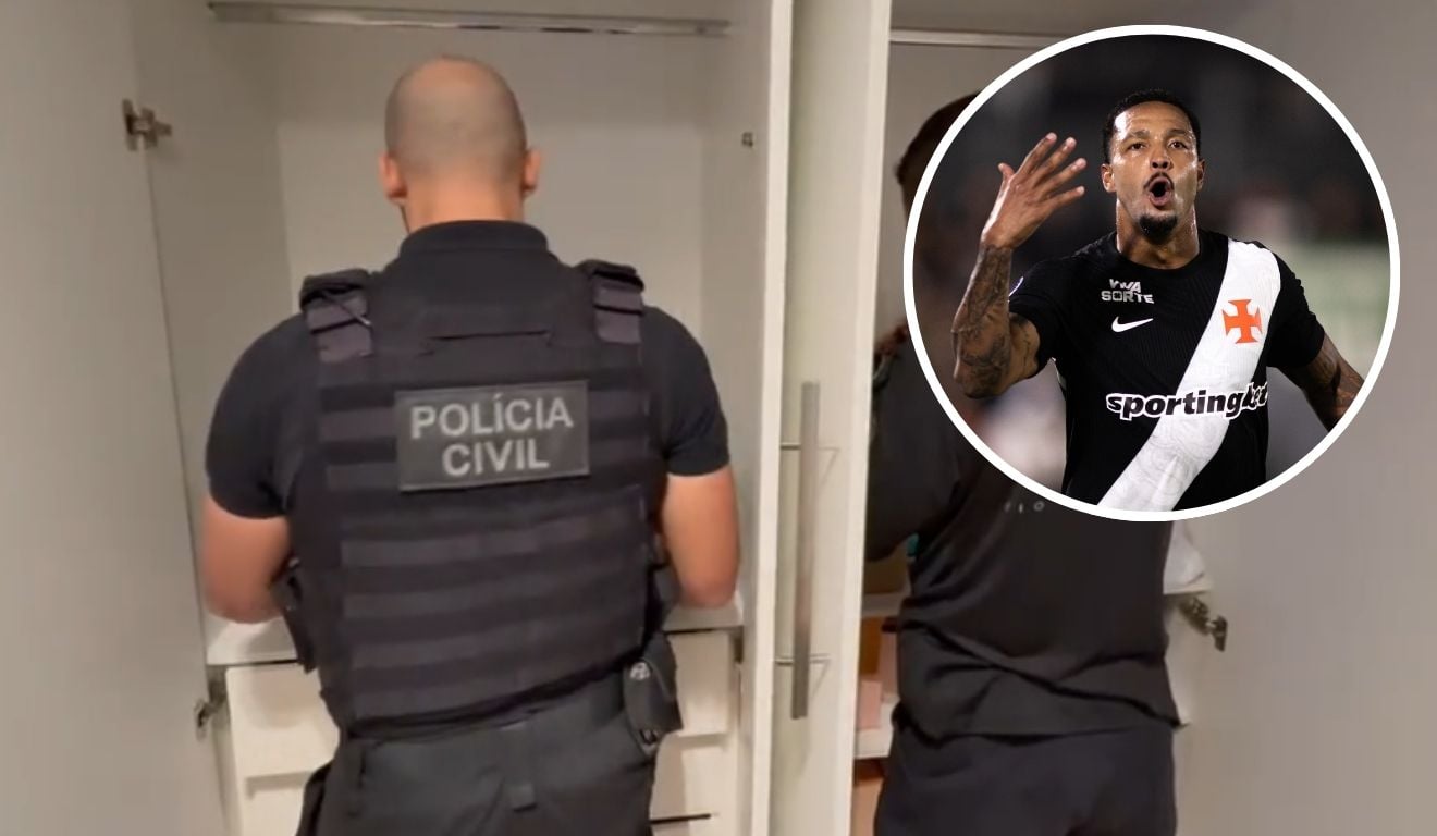 Polícia Civil faz busca na casa do atacante David Corrêa e no CT do Vasco; veja vídeo - QTU Questões do Universo