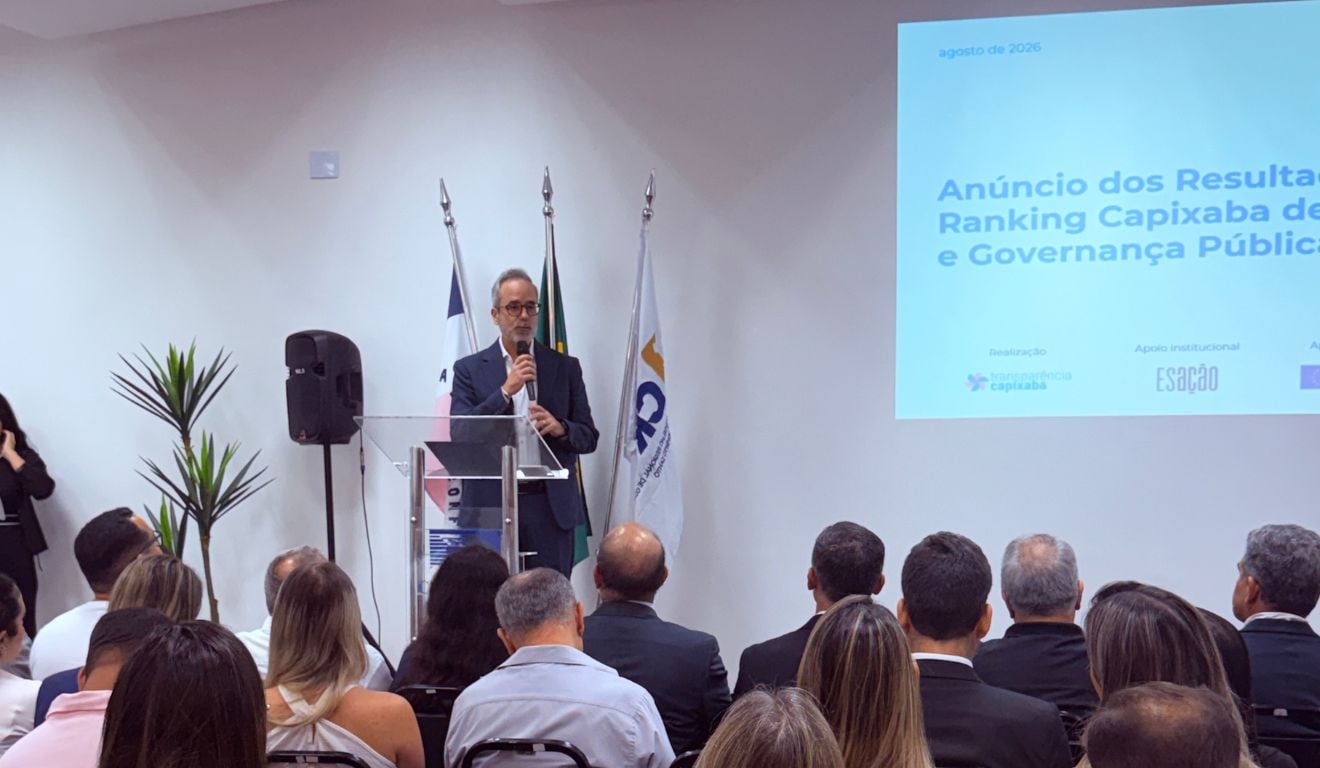 Transparência Capixaba e ES em ação divulgam Ranking Capixaba de Transparência e Governança Pública