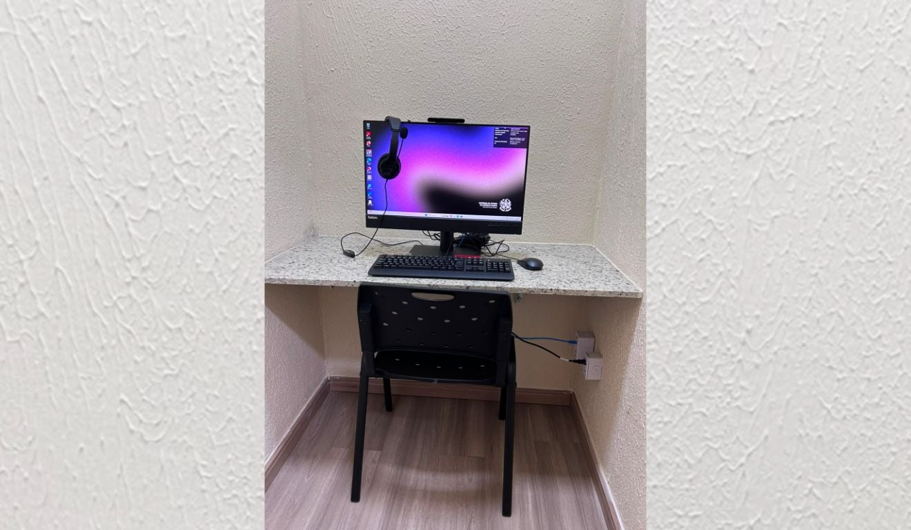 Centro de Triagem de Viana ganha nova sala para audiências virtuais e reduz deslocamentos - QTU Questões do Universo