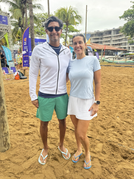 Sérgio Andrade e Aline Falco