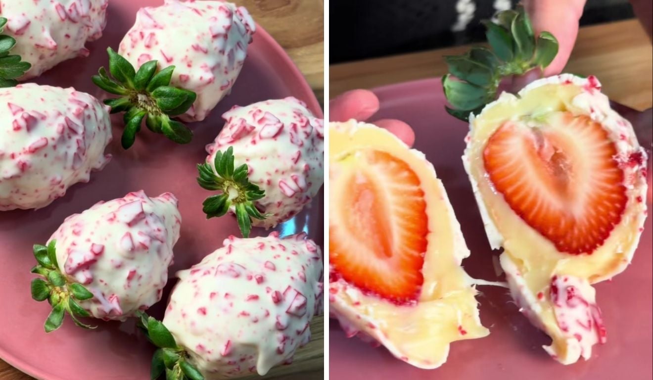 Depois do morango do amor, morango cravejado vira o doce do momento; veja como fazer - QTU Questões do Universo