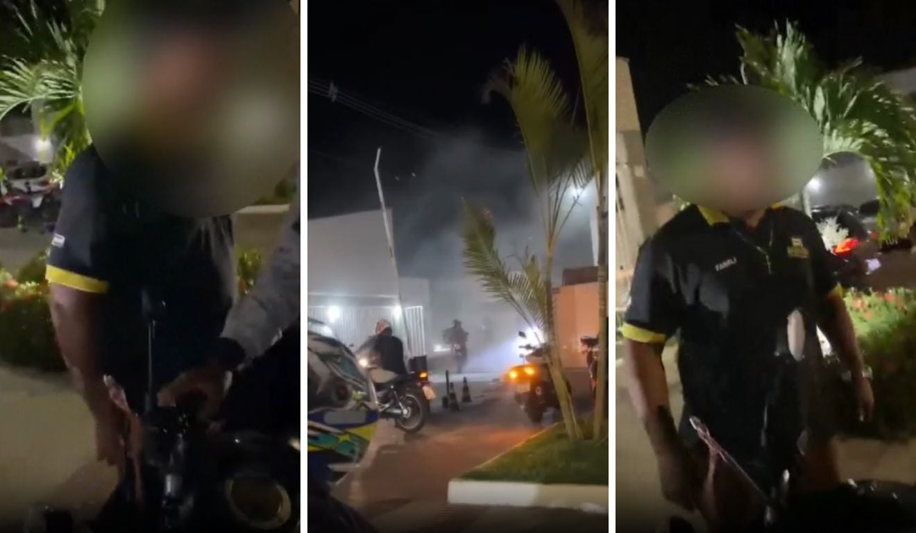 Briga por demora de lanche termina com dezenas de motoboys em condomínio de Vila Velha