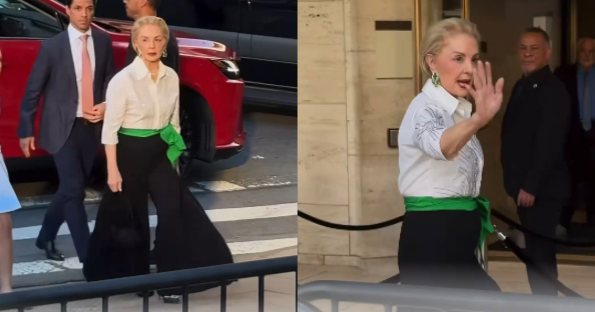 Elegância natural: aos 87, Carolina Herrera surge de salto de 10 cm e viraliza; o que ela faz?