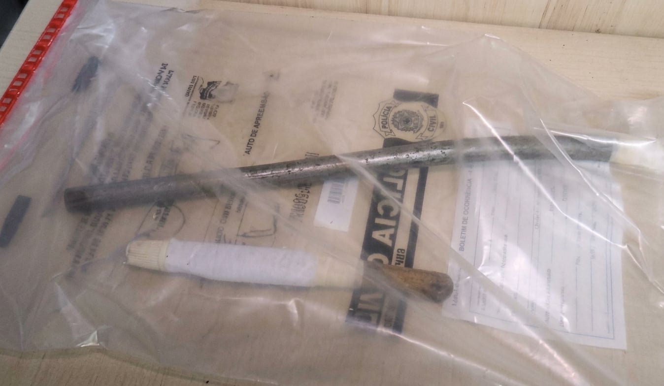 Homem invade batalhão em Vila Velha com faca e barra de ferro e acaba preso