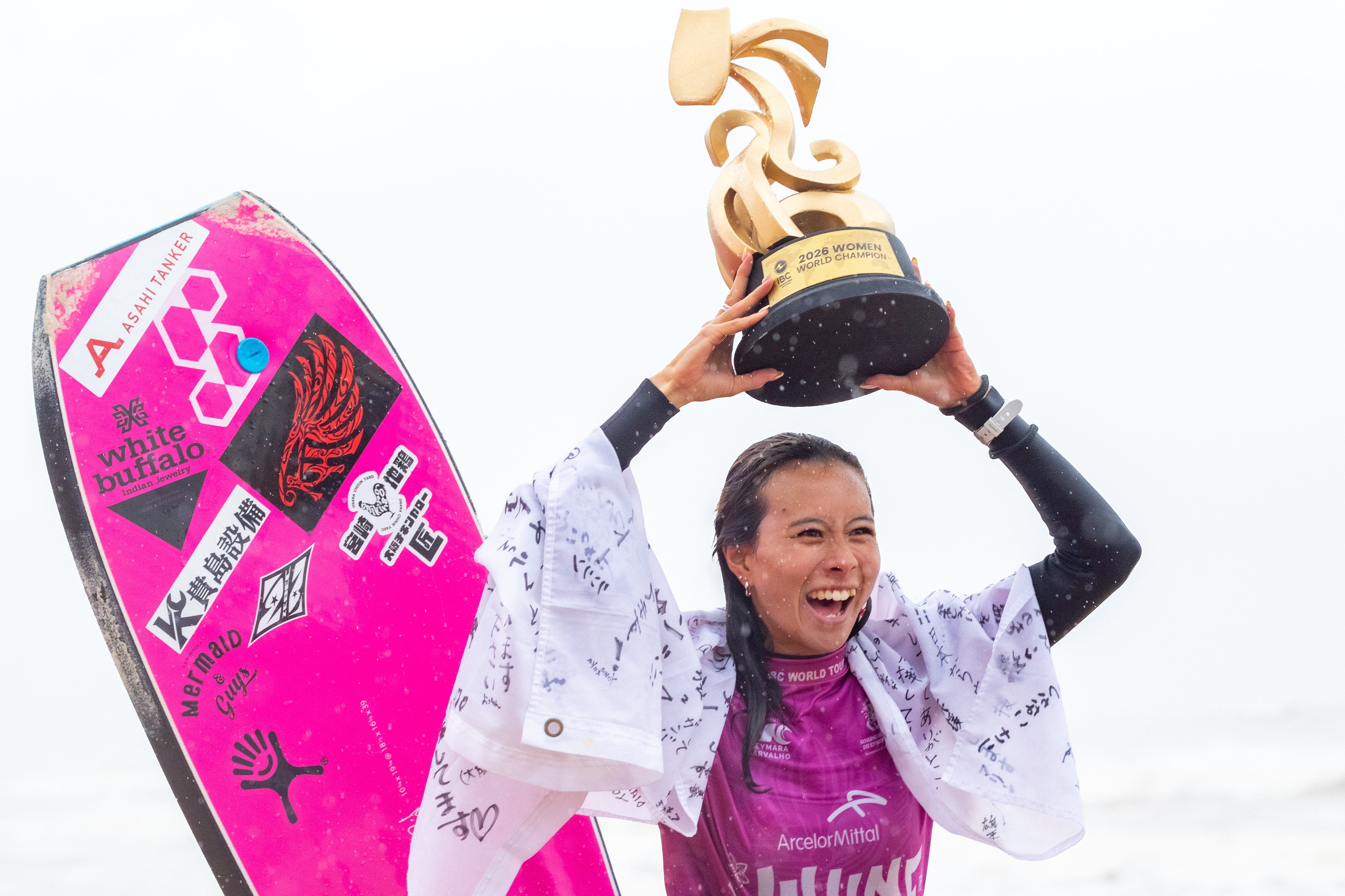 Namika Yamashita avança no ArcelorMittal Wahine Bodyboarding Pro e é campeã mundial