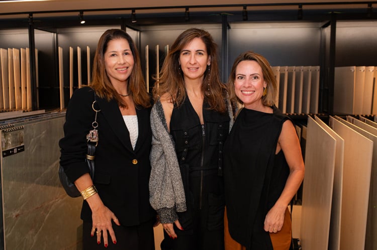 Márcia Paoliello, Emília Lopes e Potira Manhães