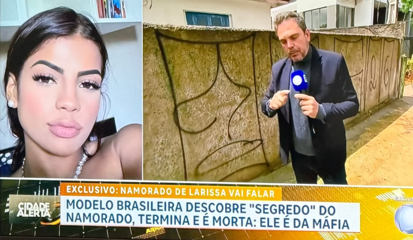 Modelo brasileira é assassinada na França (Foto:Reprodução/Record)