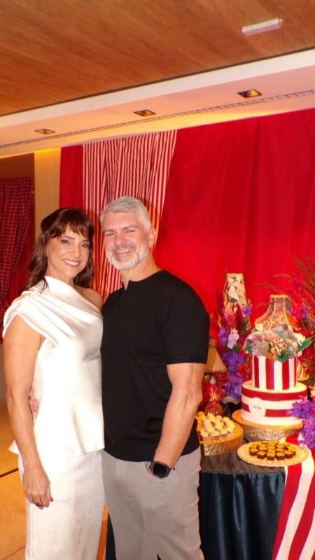 Renata Araújo e Sandro Carlesso