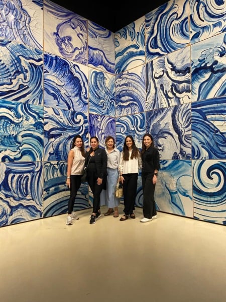 Simoni Duarte, Gorete Thorey, Celia Colodete, Natalia Afonso e Beatriz Nogueira