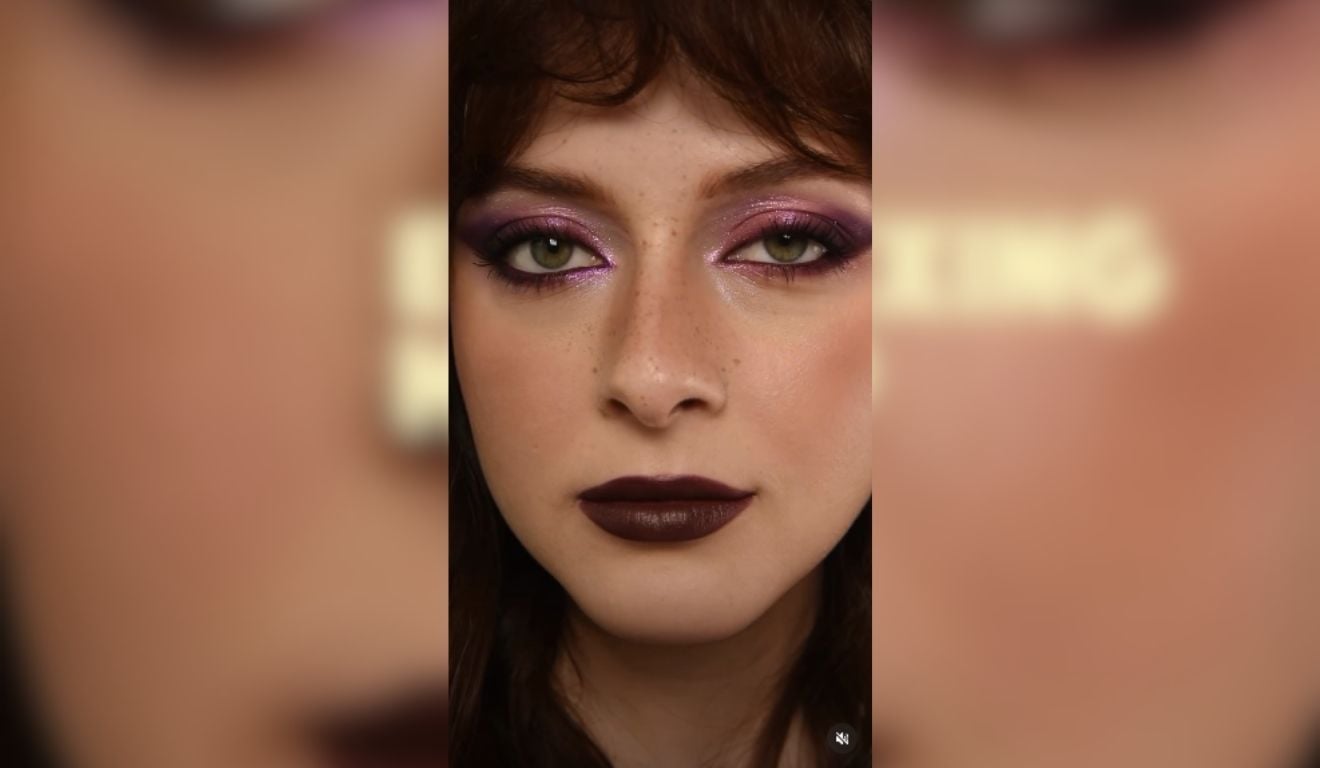 Sombra azul nos olhos castanhos e vinho nos verdes: truque destaca a cor; veja vídeo