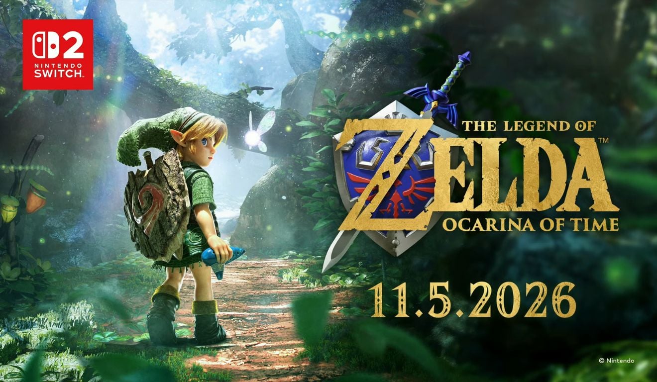 Zelda: Ocarina of Time ganha gameplay e Switch 2 temático