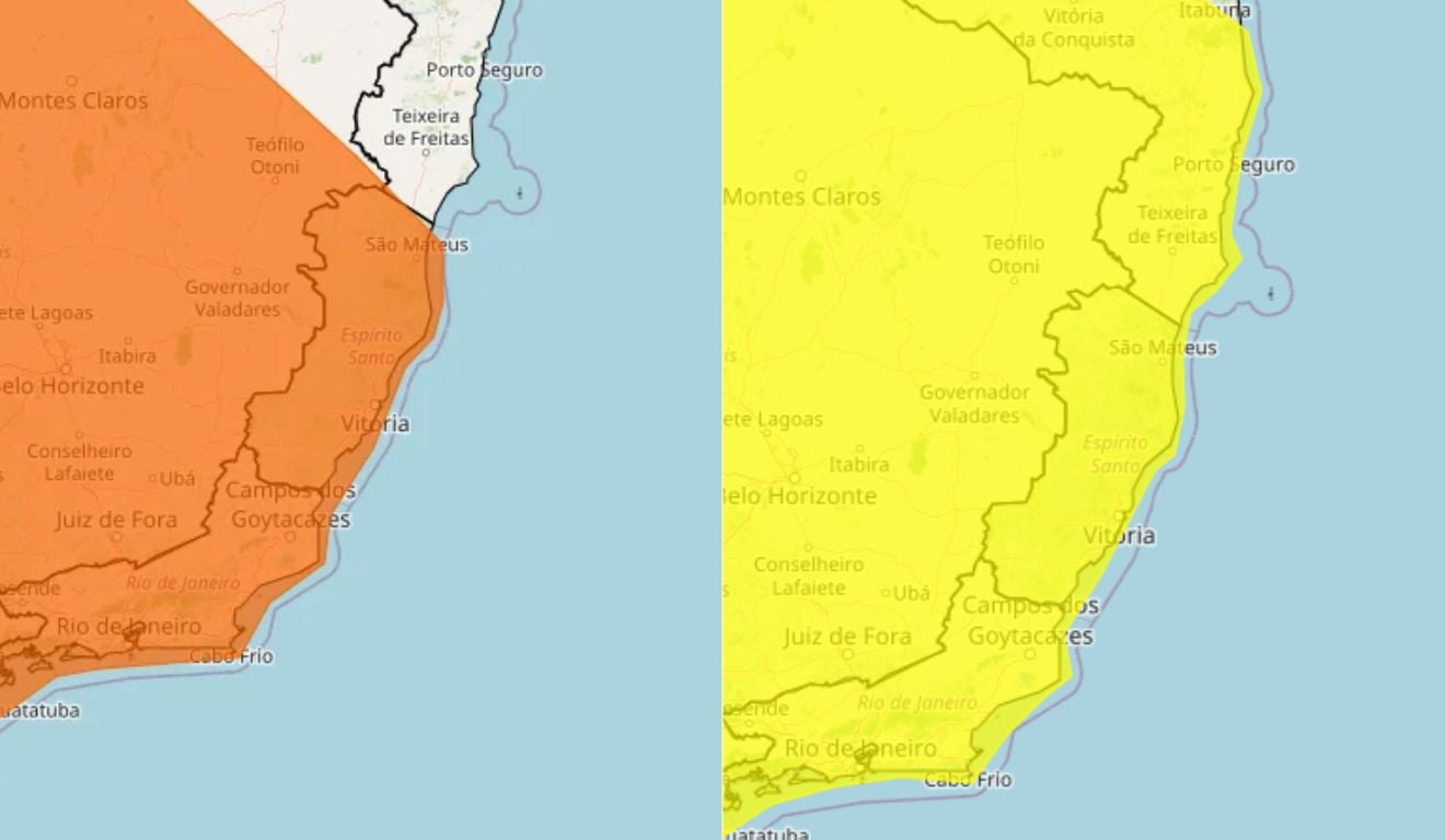 Tempestade ameaça todo o ES nesta quinta; veja até quando vai o alerta