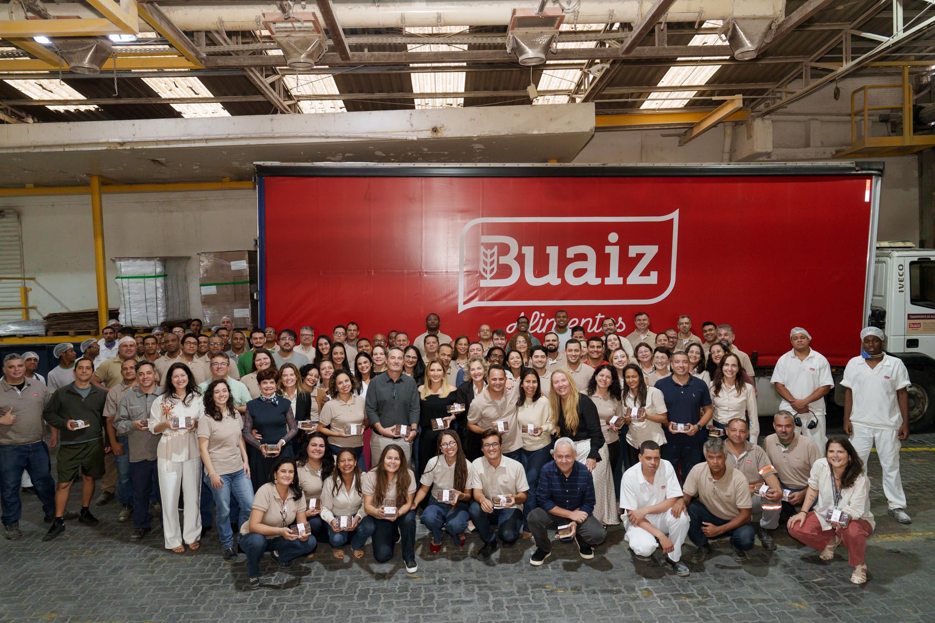 Panorama: Buaiz Alimentos celebra 85 anos com ação especial para colaboradores