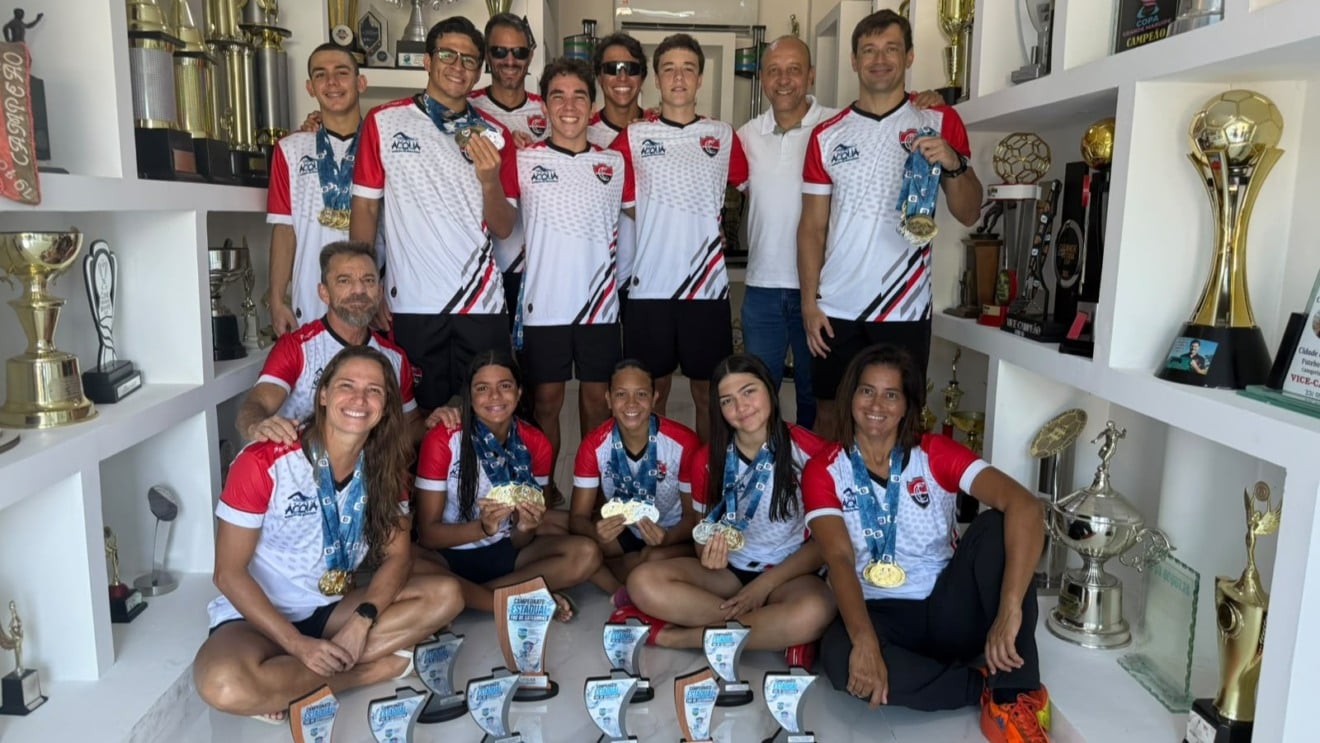 Natação. Caxias apresenta a nova equipe
