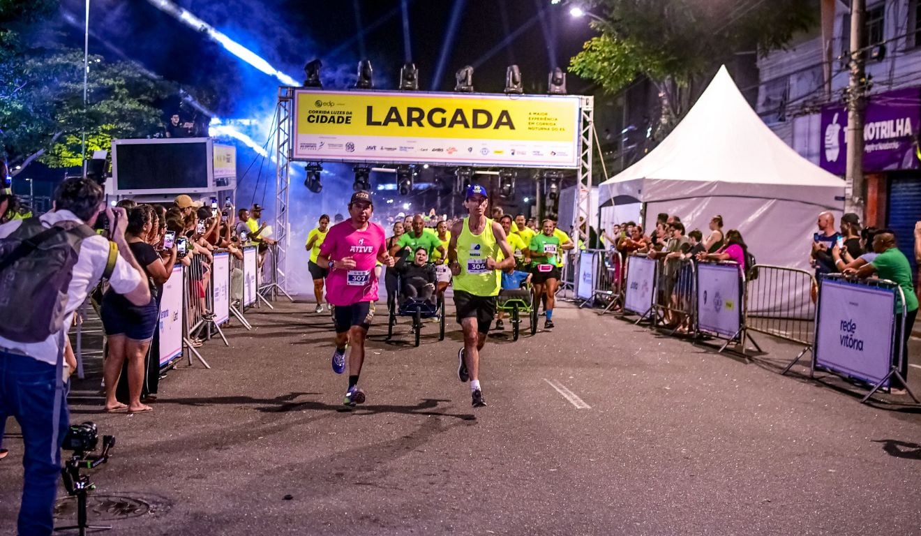 Corrida Luzes da Cidade 2025. (Foto: Bruno Lopes/Divulgação)