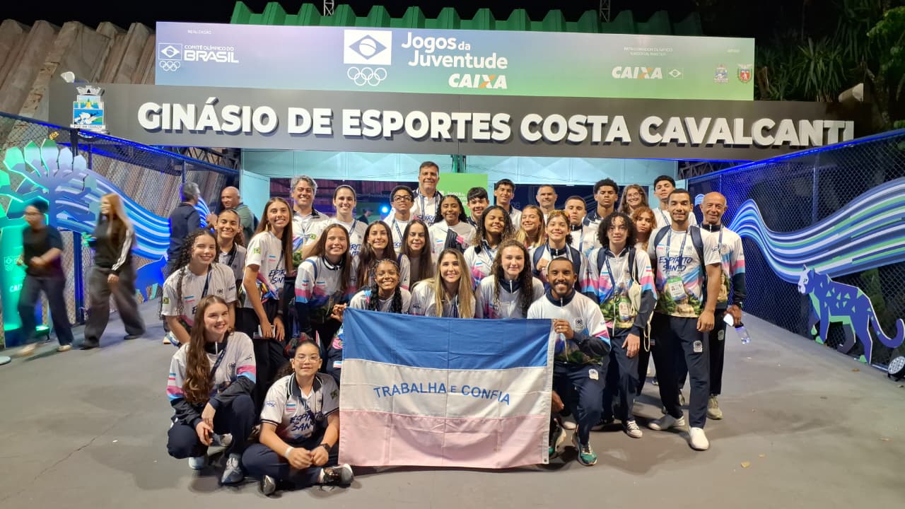 Delegação do ES nos Jogos da Juventude de 2026. Foz do Iguaçu