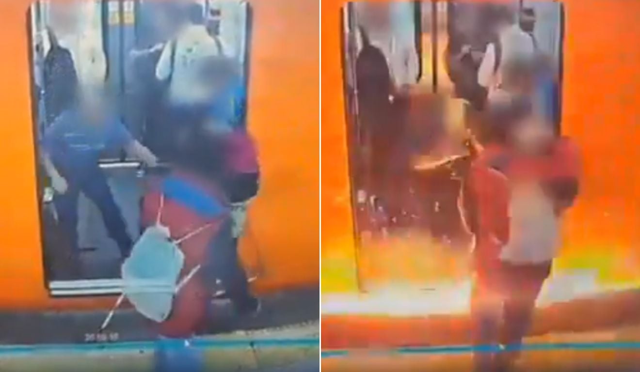 Muleta cai em trilhos de trem, causa explosão e gera pânico entre passageiros