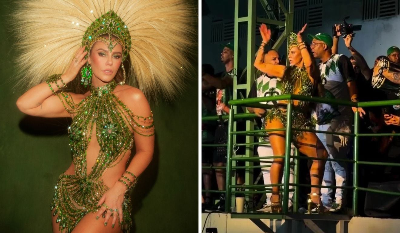 Paolla Oliveira é coroada rainha de bateria da Imperatriz: “Frio na barriga”