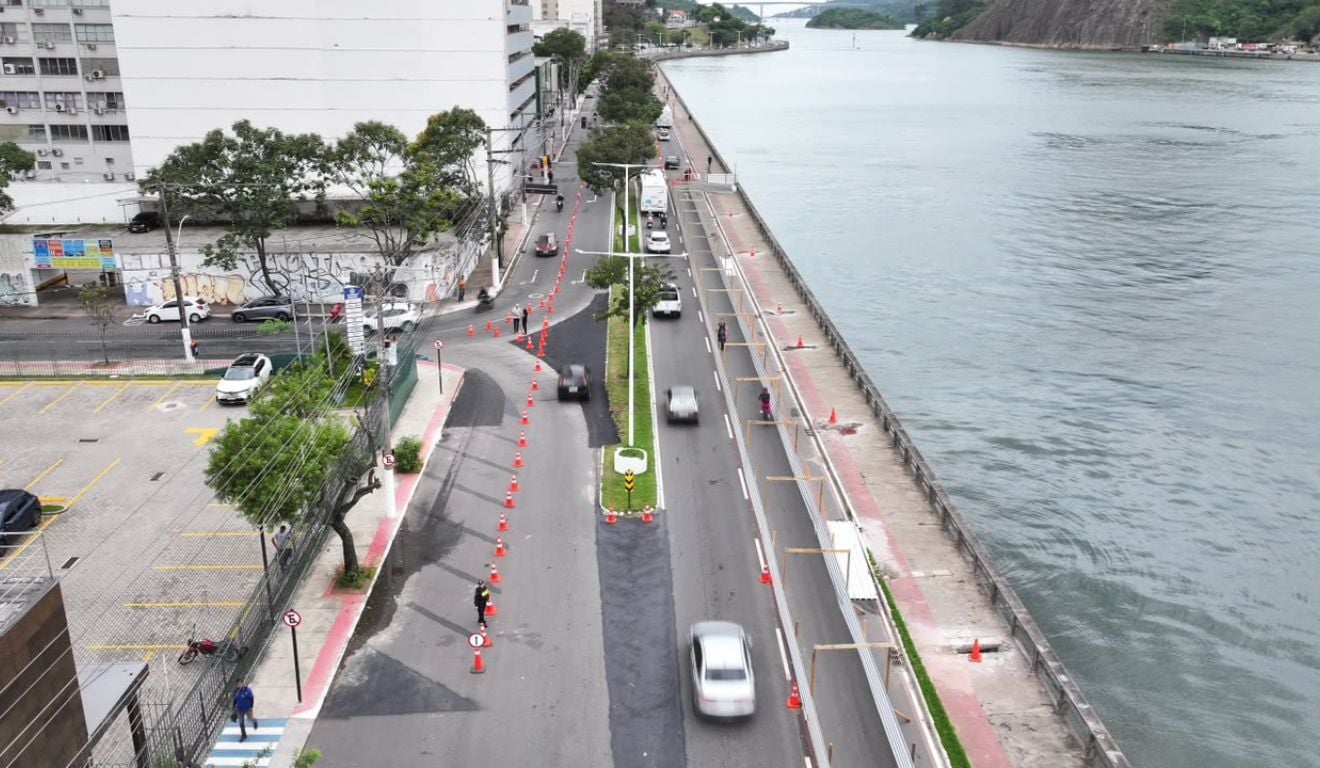 Fim do engarrafamento? Faixa reversível é criada na Beira-Mar; veja horário e o que muda