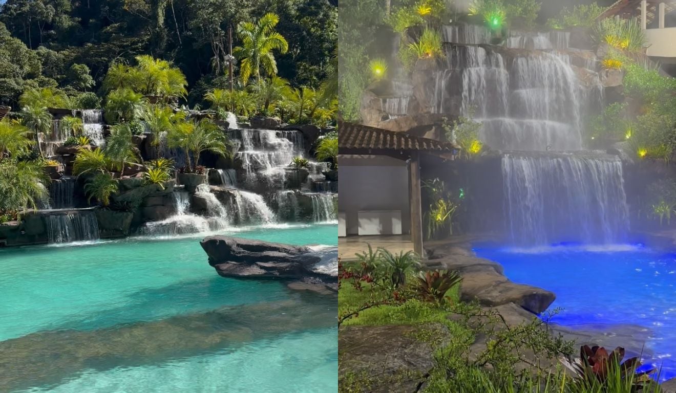 Cachoeira aquecida em casa: veja quanto custa o novo luxo dos ricos