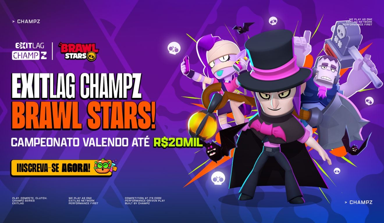 ExitLag e Supercell anunciam Brawl-o-ween ChampZ com R$ 20 mil em prêmios